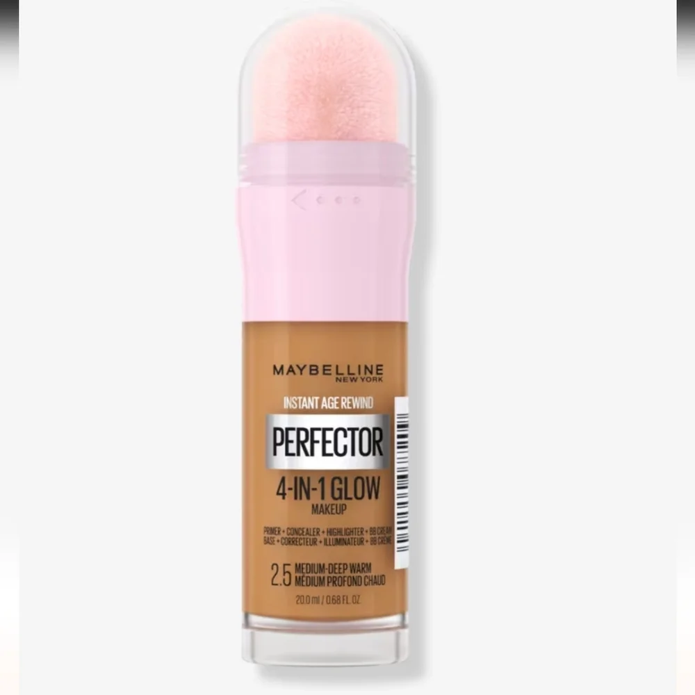 Maybelline Instant‎ Age Rewind Perfector 4-In-1 Glow Makeup Medium Deep Warm NEW
